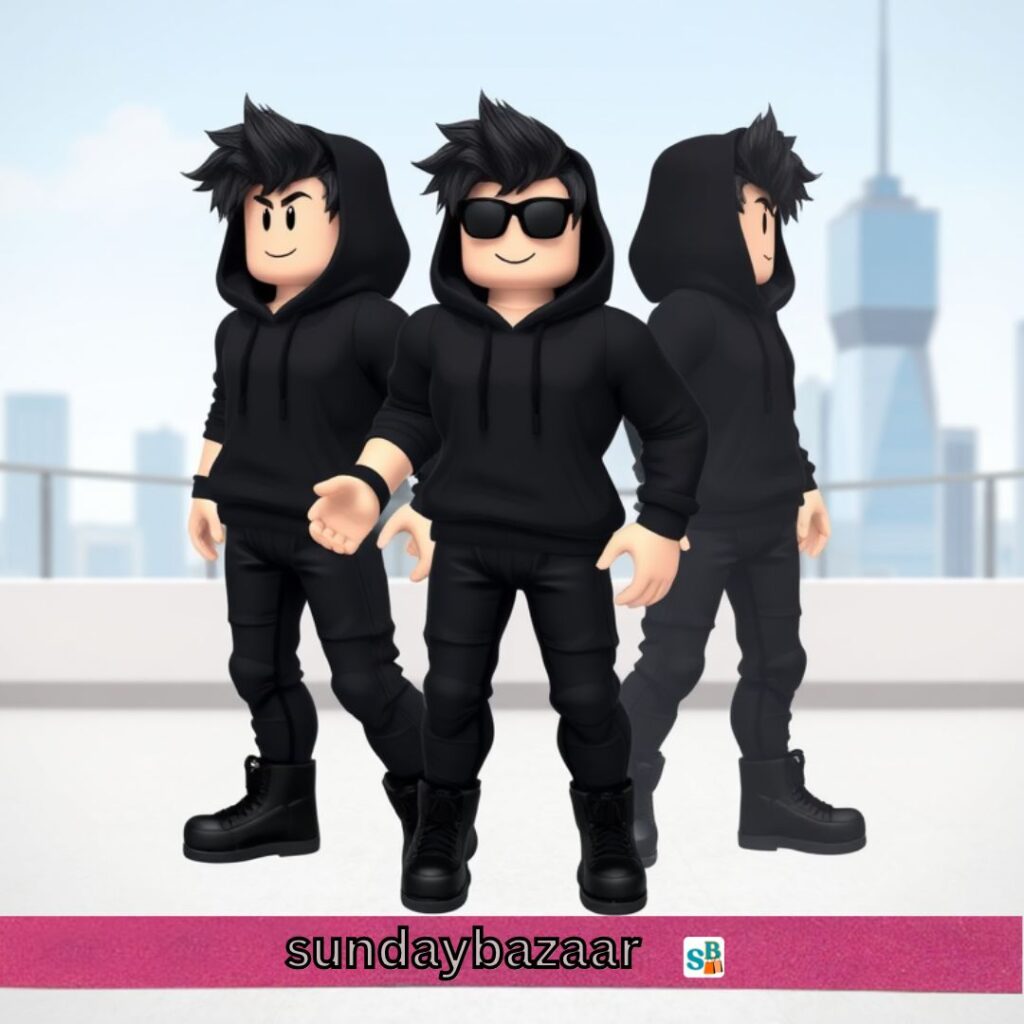 Captions for Black Outfits roblox