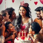 Mother Birthday Wishes And Caption: Queen of Hearts And Love