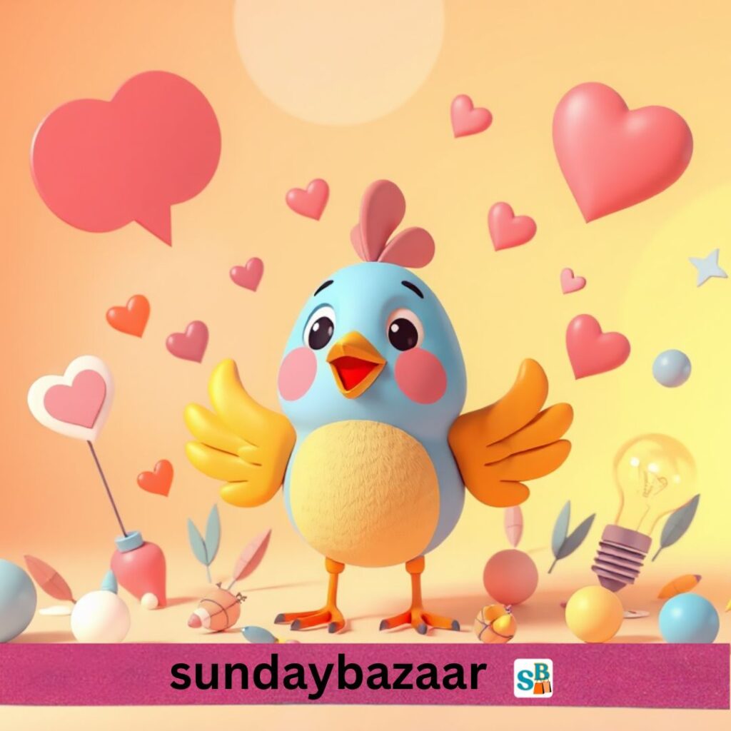 A charming caption for your tweet