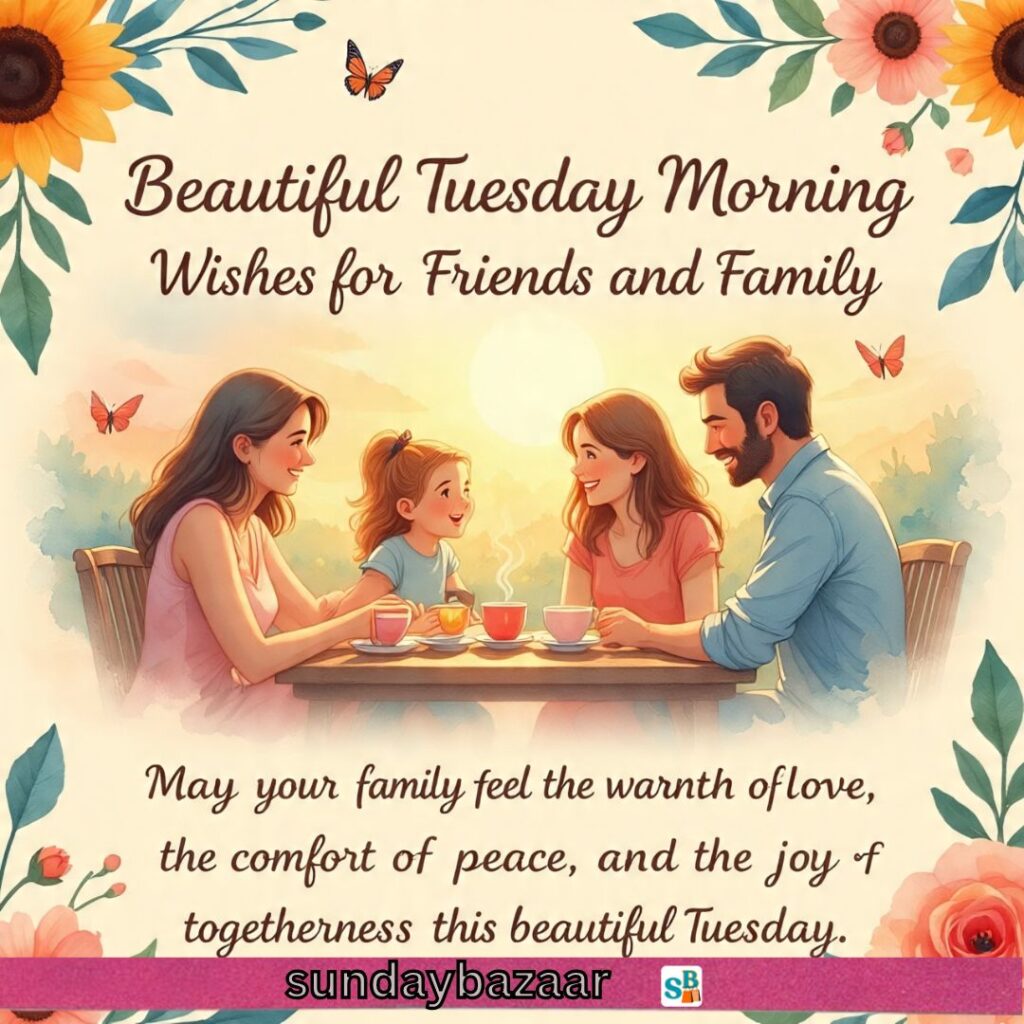 Beautiful Tuesday Morning Wishes for Friends and Family