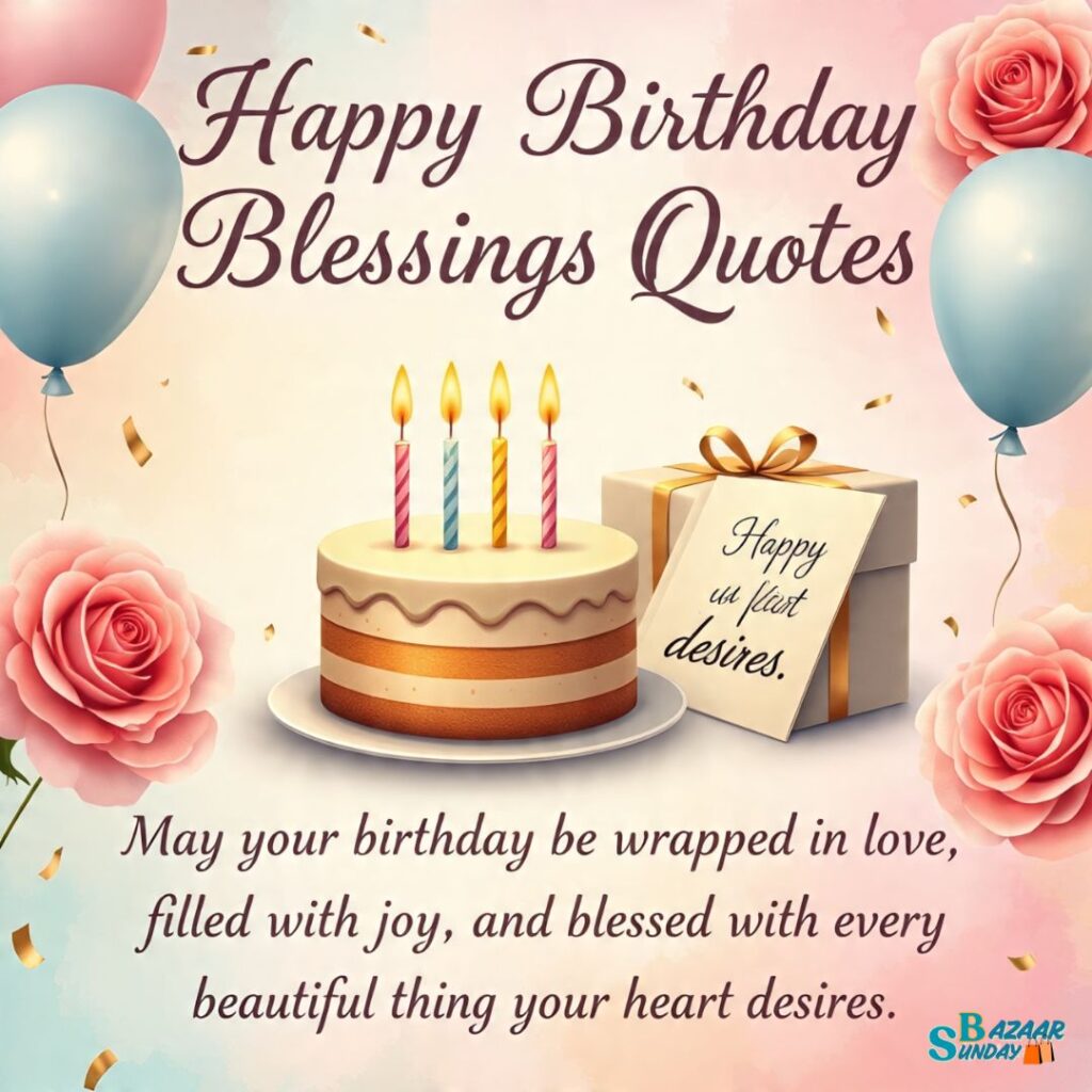 Happy Birthday Blessings Quotes