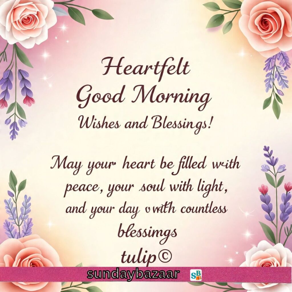 Heartfelt Good Morning Wishes and Blessings