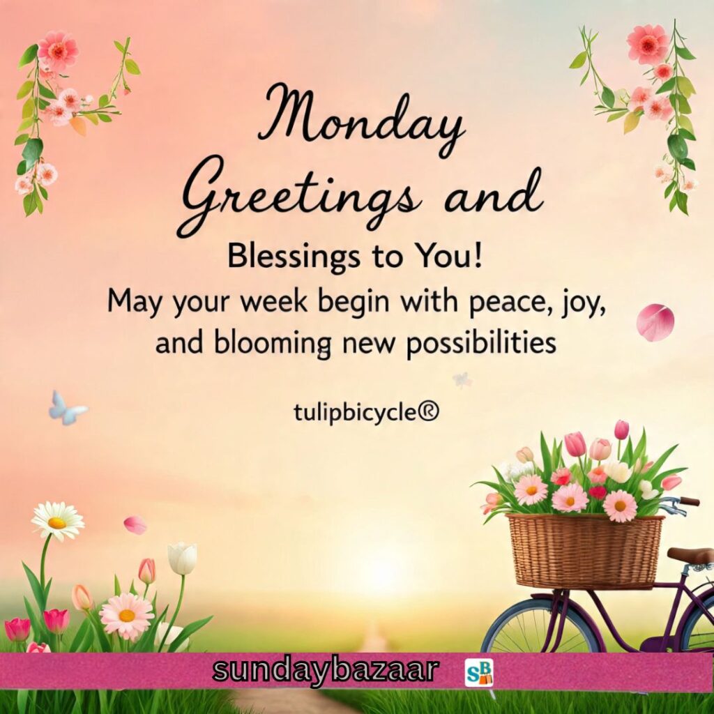 Monday greetings and Blessings