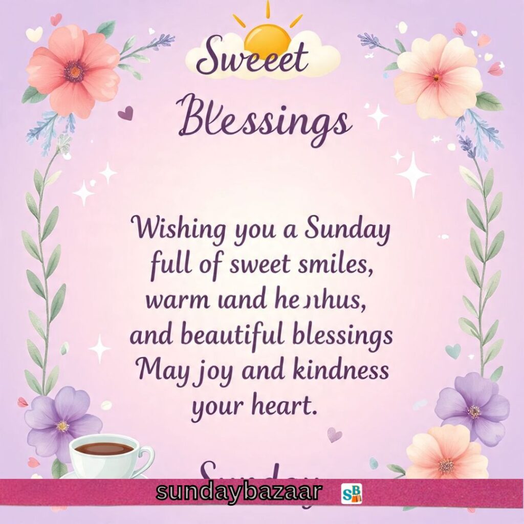 Sunday Blessings and Prayers